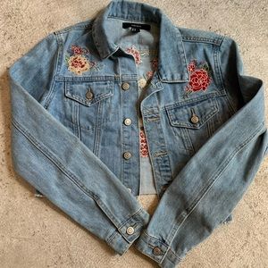 Embroidered Jean jacket